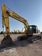 Used Komatsu Excavator in yard